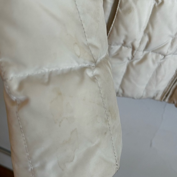 *Super Warm* Eddie Bauer 100% Goose Down White Puffer Jacket - Picture 10 of 17